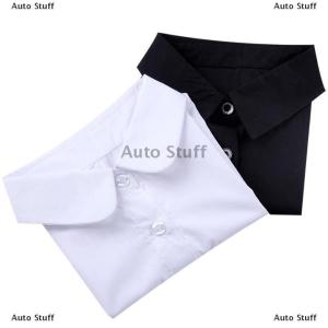 [COD] Auto Stuff ปกคอเสื้อปลอมแบบถอดออกได้เสื้อเบลาส์ปลอมแบบคลาสสิกอุปกรณ์เสริมสำหรับผู้ชาย ผู้หญิงที่ถอดออกได้