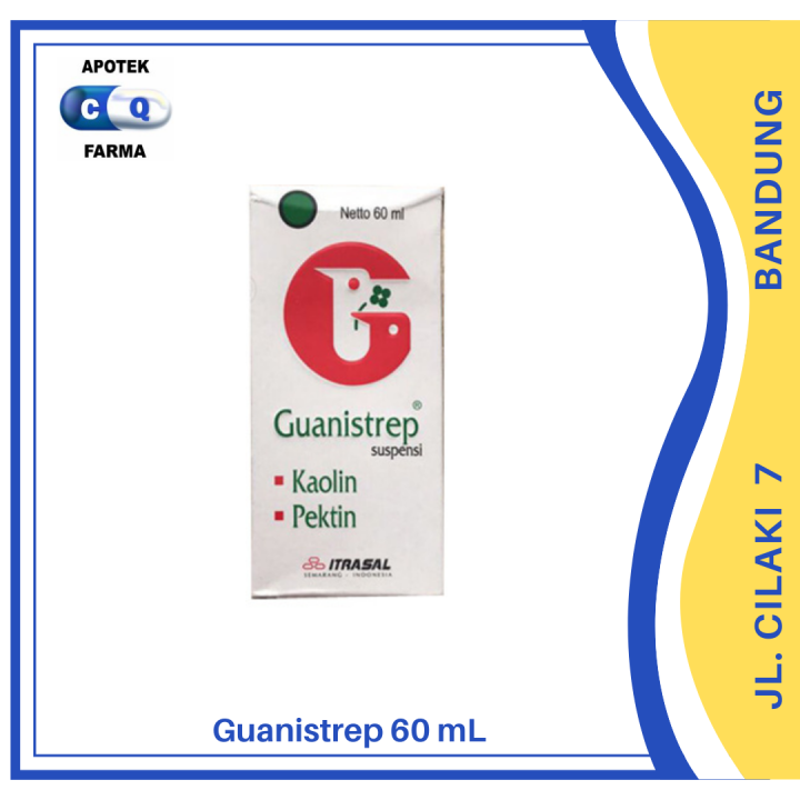 GUANISTREP OBAT ANTIDIARE SUSPENSI 60 ML