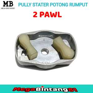 pully stater real mesin potong rumput 2TAK Pulley puli poli stater mesin potong rumput mangkok tarikan engkol mesin potong rumput 2TAK 2 pawl 328 2