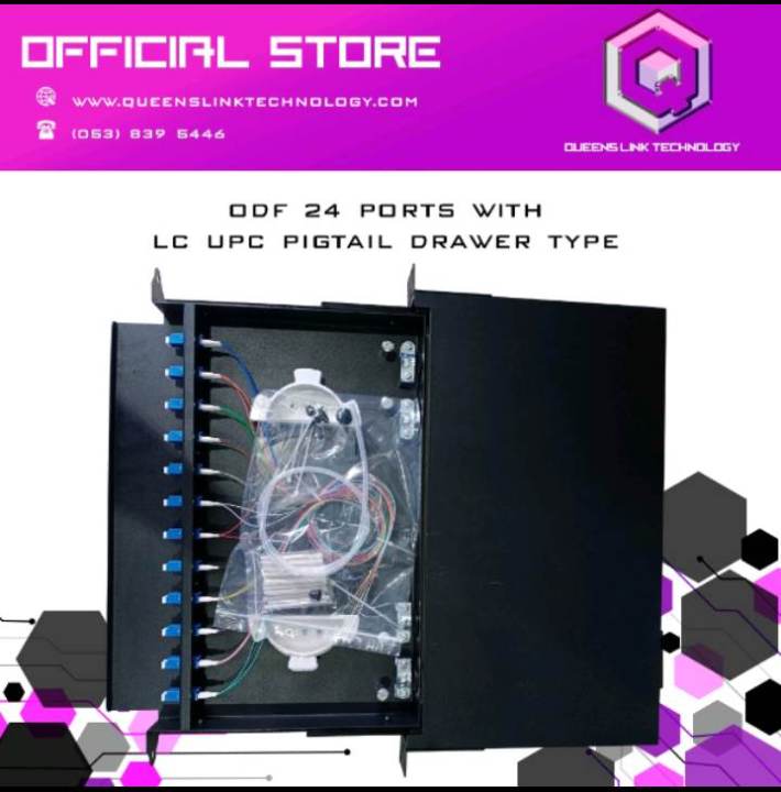 ODF 24 PORTS WITH LC UPC PIGTAIL DRAWER TYPE | Lazada PH