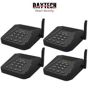 Daytech(Manila store) Wireless Intercom for Home Multi-channel Wireless Office Intercom System 1500 Meters Long Range No Phone Bill No Network 21 Channel Recharge Battery for House/Office/Hotel CI05