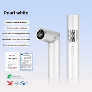 Hot Selling Taoxilife Multifunctional Portable Turbo Fan 5000mAh USB Rechargeable Low Noise LED Power Digital Screen Foldable Mini High Speed Fan Dual Purpose Handheld Neck Cooling Fan