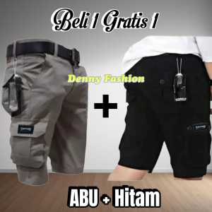 promo beli 1 isi 2 dalam 1 paket celana pendek cargo/celana pendek/celana gunung