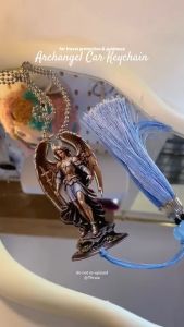 Archangel Michael Angel Knight Guardian Pendant Lucky Charm Car Hanging Interior Decor