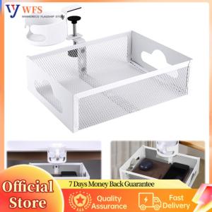 【Flagship】 Under Desk Storage Rack Coffee Cup Holder Under Desk Storage Shelf for Cable