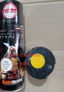 Pilok Cat Samurai Honda Yellow 1102 Kuning Metalik metalic 400cc Cat Semprot Pylok Samurai Paint Kurobushi