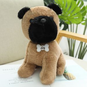 GAOSU Mô phỏng Đồ chơi vải lông cho chó Chó Husky Chihuahua Đồ chơi nhồi bông cho chó Đồ chơi thú cưng Mềm nhỏ Búp bê chó con Dành cho trẻ em