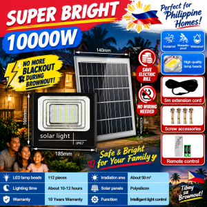 PHILIPS Solar Light Outdoor Waterproof Buy 1 Take 1 Flood Light with Solar Panle Remote Control Street Light