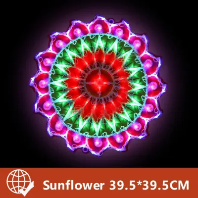 Christmas Parol Lantern Lights LED Seasonal Outdoor Decorative Fairy Xmas Atmosphere Colorful Lamp