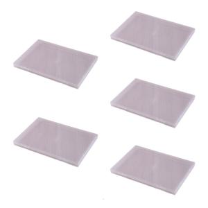 5 Pieces Transparent Plastic Storage Cases Stackable Boxes for Sorting Beads Tools Documents Moisture Proof Box