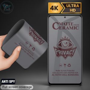 Tempered Glass Full Privacy Ceramic Matte Anti Spy Oppo A6x A5x A3x A60 A5i A5 A6 Pro A18 A17 A17k A16 A16s A16k A16e A15 A15s A38 A77 A78 A58 A55 A54 A54s A3s A5s A1k A31 A32 A33 A36 A37 A39 A53 A57 A71 A74 A83 A95 A96 A98 A52 A92 A12 A7 F5 F7 F9 F11 F3