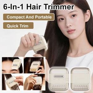 6 In 1 Hair Clipper Comb Hair Trimmer Kit Professional Hair Cutting Thinning Razor Comb Men Women Self Haircut Tool Home Salon Grooming Set