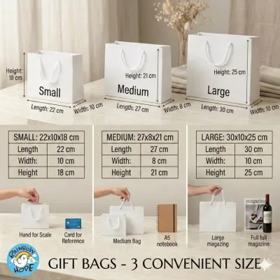 LOCAL SELLER 🇸🇬【Ready Stock】Premium Quality Paper Bag Gift Bag Birthday Party Goodie Bag Paper Bags for Gift 好质量礼物结婚喜庆礼品
