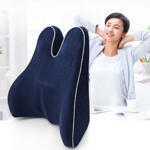 โฟมหน่วยความจําเอวกระดูกเอวด้านข้างหมอนกระดูกสันหลังCoccyxปกป้องกระดูกรถยนต์โซฟาสํานักงานเก้าอี้เบาะหลัง