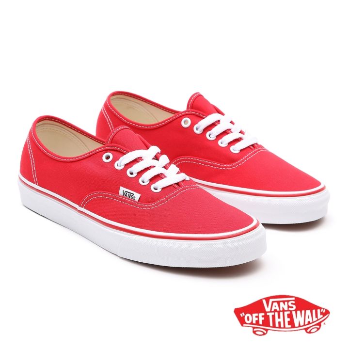 [ลิขสิทธิ์แท้] Vans Authentic Classic Red รองเท้า แวนส์ แท้ ได้ทั้ง