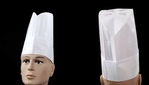👨‍🍳20 Cái Mũ Nón Giấy YS2 Bầu 28*Cao 30 cm Bếp Trưởng 60 gr  Sợi Thực Vật Cao Cấp Chef hats Yongsheng Fengfan  PVN1206