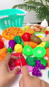 New35PCS Simulation Childrens Kitchen Food Cutting Toy Set Food Cutting Fruit and Vegetable Toys Childrens Gifts2026