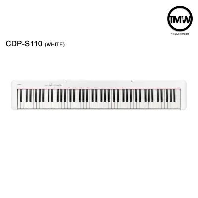 Casio CDP-S110 Digital Piano [FREE X-STAND] Portable 88 Weighted Keys Instrument for Beginners