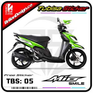 Sticker Striping Variasi Motor Mio Smile - Stiker Striping Variasi Mio Smile. TBS.05
