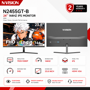 Nvision 22/24/27 Inch IPS Monitor 144Hz/100Hz Full HD Frameless Gaming Monitor For Computer PC Laptop Office N2455GT