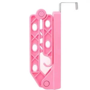 Travel Hanger Portable Foldable Clothes Hanger Travel Multifunctional Hanger Hook Clothes Hanging Door Drying Rack