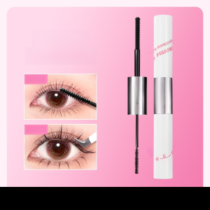 【4 in 1】Double-Headed False Eyelash Glue Paste Long-Lasting Shaping Natural Quick-Drying Transparent Grafting Mascara Waterproof Genuine Female Novice  双头假睫毛胶水膏