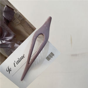 SDFBN Women Hair Accessories Fashion Temperament Top Clips Korean Morandi Hair Clips Duckbill Clip Hairpin Disk Hair