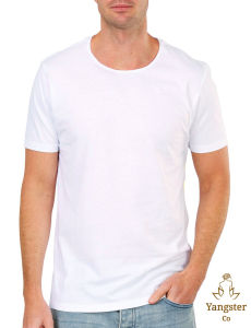 WHITE T-SHIRT/COTTON PLAIN WHITE SHORT SLEEVE T SHIRT SWAN BRAND PAGODA GARUDA /100% ORIGINAL/T-SHIRT PUTIH/COTTON PLAIN WHITE SHORT SLEEVE T-SHIRT