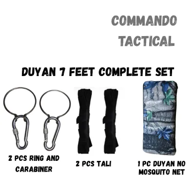 Commando Tactical Duyan Hammock 7 feet for Adult Free Tali Makapal heavy duty original hammock military