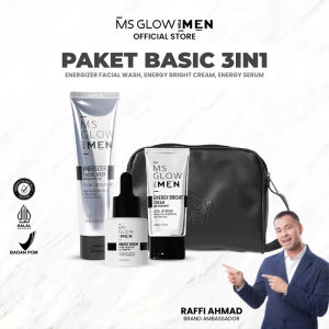 MS Glow Men Lengkap - MS Glow For Men Original BPOM - Ms Glow Men Skincare Wajah Glowing