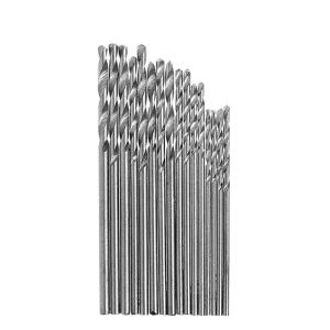 16Pcs HSS White Steel Twist Set 0.8-1.5mm For Electric Grinding Drills