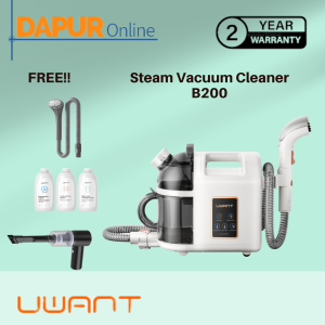 Uwant B200 Multiple Suction Vacuum Cleaner Steam Spot Cleaner Mesin Pembersih Kain Garment Steamer