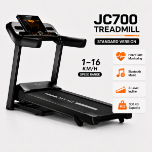 Heavy Duty Treadmill 18km/h Auto Incline Bluetooth MP3 Hydraulic Folding for Home Gym