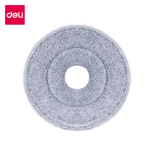 Deli ชุดถังปั่นไม้ม็อบ ชุดถังปั่น ไม้ถูพื้น แบบวงกลม ถังแยกน้ำในตัว มีช่องปล่อยน้ำ Spin Mop