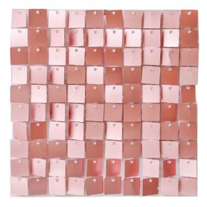 Keranixy 30×30CM Square Sequin Backdrop Panel Birthday Party Wedding Glitter Iridescent Decoration 5 Colors