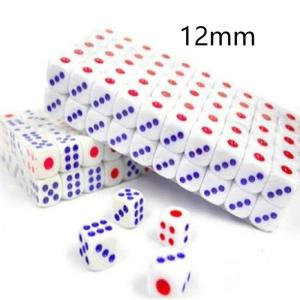 100pcs Barang Plastik Dadu Polyhedral Dice Mainan Dadu Permainan Dadu Dadu Kocok Plastic Dice Plastik Dice