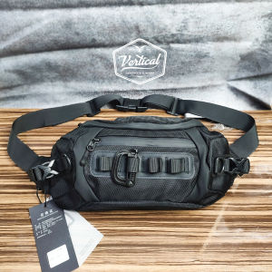 P0WER Tas Pinggang / Tas selempang Pria Army Black