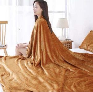 Selimut Bulu Halus Ukuran 150x200 Motif Polos Cream Tebal Super Lembut Terlaris Termurah Berkualitas