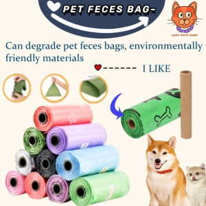 Pet Colored feet Printed Pet Garbage Bags Clean Garbage Bags Dog Trash Poop Bag Dog Poop Bag