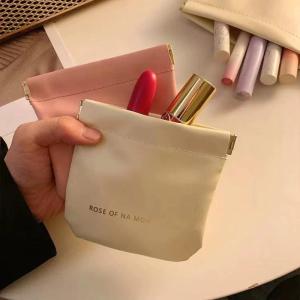 PU Shrapnel Storage Bag Waterproof Portable Mini Makeup Bag Keys Coins Organizer Household