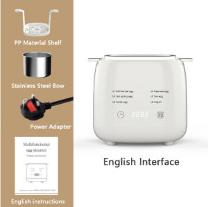 【LOCAL STOCK-Deliver in 2-3 days】Electric Egg Boiler Egg Maker Cooker Breakfast Steamer Auto Power-off 6 Modes Of Temperature煮蛋器