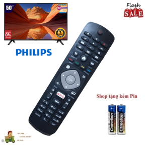 Remote Điều khiển tivi Philips LED/LCD/Smart TV- Hàng loại tốt Tặng kèm Pin