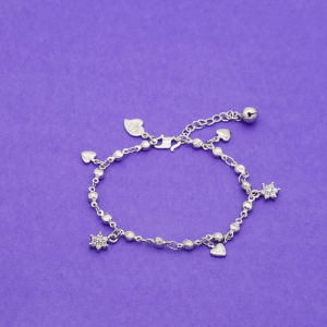 Hyl Jewelry 362B Couple Gelang Titanium Wanita Bangle Bracelet Terbaru Anti Karat Dan Keroncong Lilit Asli Silver Terbaru Tdk Luntur Selamanya Lapis Emas Original Pria Ori Import