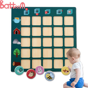 Children Wooden Puzzle Montessori Toys Cognitive Orientation Find Direction Puzzles Games Party Family Educational Toys For Kids