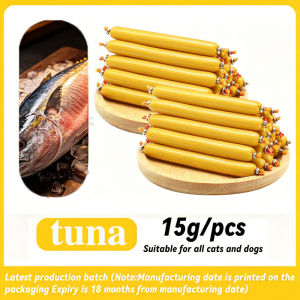 15g/PCS High-Protein Pet Sausages 5 Flavors Available Cat & Dog Training Treats No Additives
