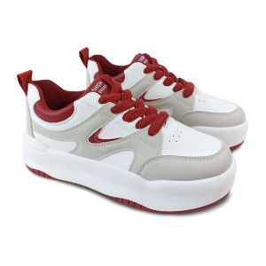 SPT-15 Sepatu Sneakers Tali Wanita Mid Top Korea Trendy Woman Sporty Shoes Premium Import Viral