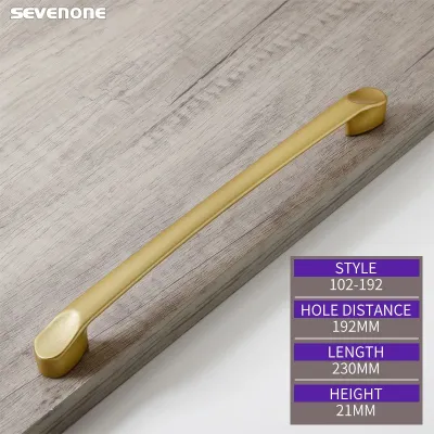 Furniture Handles Cabinet Knobs Gold Wardrobe Dresser Drawer Handle Kitchen Cupboard Pulls