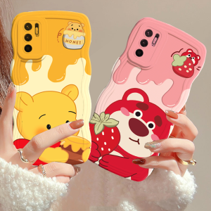 (Lokal Ready) Xinyu Casing hp Xiaomi Poco M3 Pro Poco M3 Poco X3 NFC Poco X3 Pro Lembut kesing Kartun Winnie the Pooh Strawberry Bear Lotso Silikon Wavy Softcase
