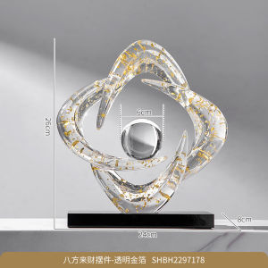 Fortune Resin Crafts High-End Living Room Entrance Home Decor Office Decoration Ornaments