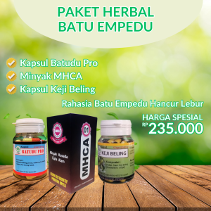 Paket Obat Herbal Batu Empedu dari BMCA (Batudu Pro MHCA dan Kejibeling)